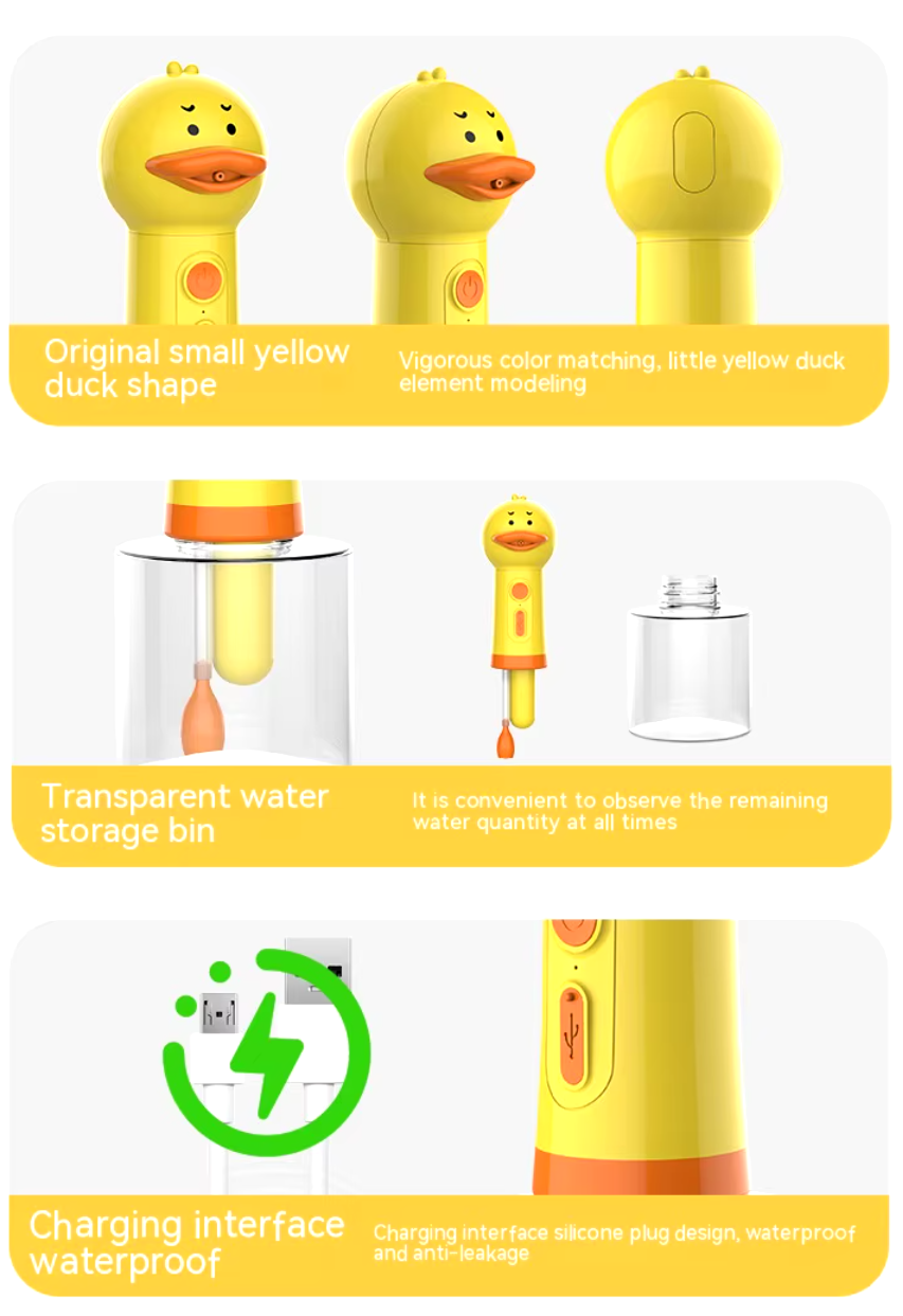 Yellow Duck Electric Foam Machine automatic soap dispenser for easy and fun pet grooming