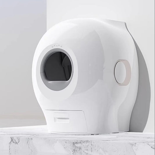 Automatic smart cat toilet with odor control and quiet cleaning system
