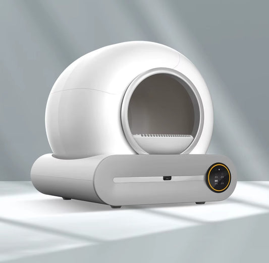 Tonepie 65L automatic self-cleaning cat litter box for multiple cats with app control