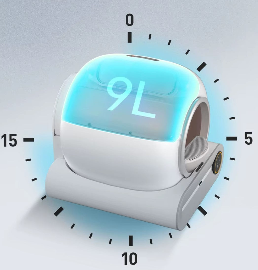 Tonepie 65L automatic self-cleaning cat litter box for multiple cats with app control