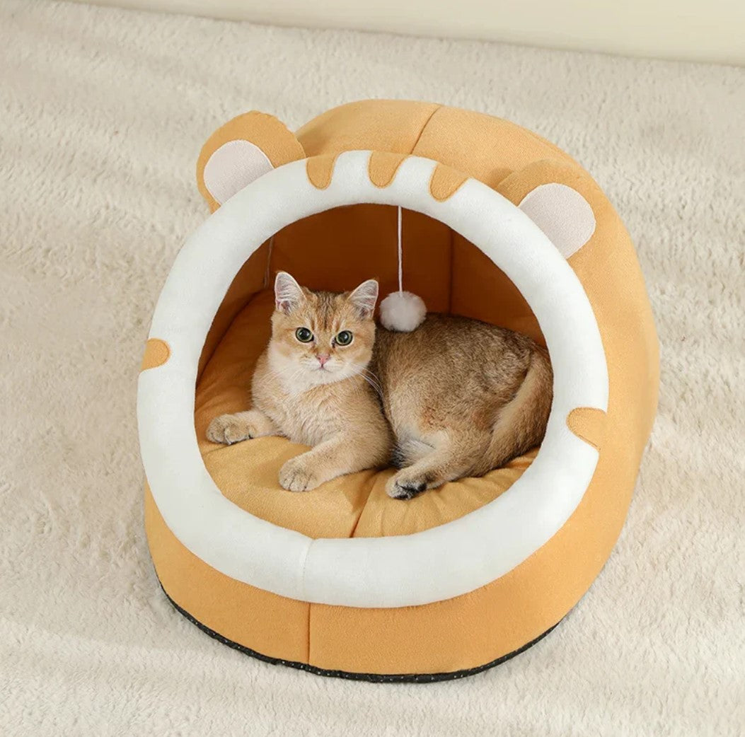 Soft orthopedic cat bed for kittens and adult cats