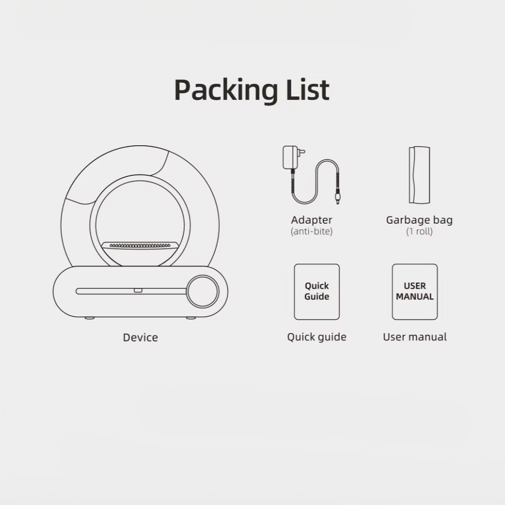 Automatic Smart Fully Enclosed Cat Litter Box