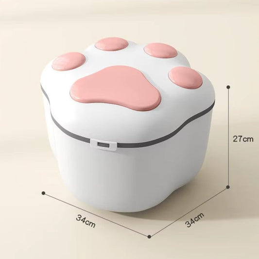 Moisture-proof pet food storage bucket for cat and dog food, 4kg capacity