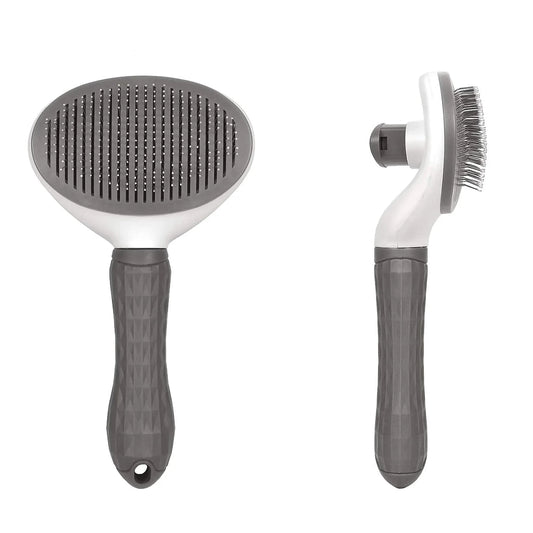 Stainless steel pet grooming brush needle comb for cats and dogs