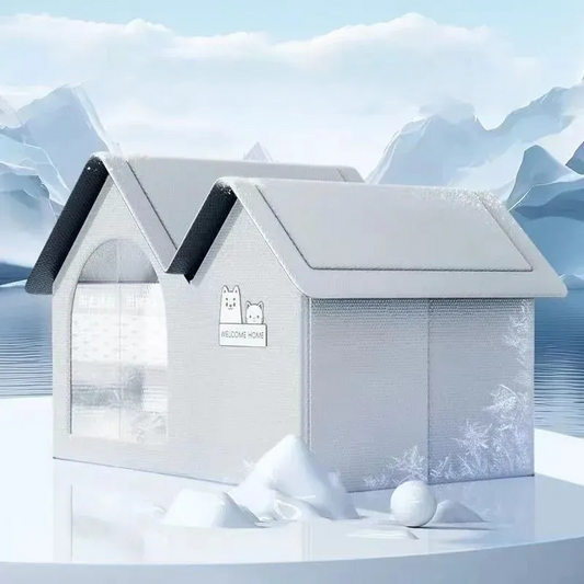 Cat Air Conditioning House breathable insulated all-season igloo for cats and small dogs