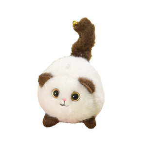 Tow Tail Plush Cat Doll – Adorable Cat Pendant with Wagging Tail