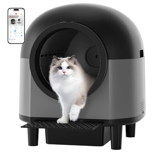Smart Cat Litter Box – Enclosed, Self-Cleaning & App-Controlled
