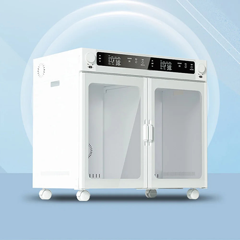 Automatic pet dryer box with four turbines for drying large pets