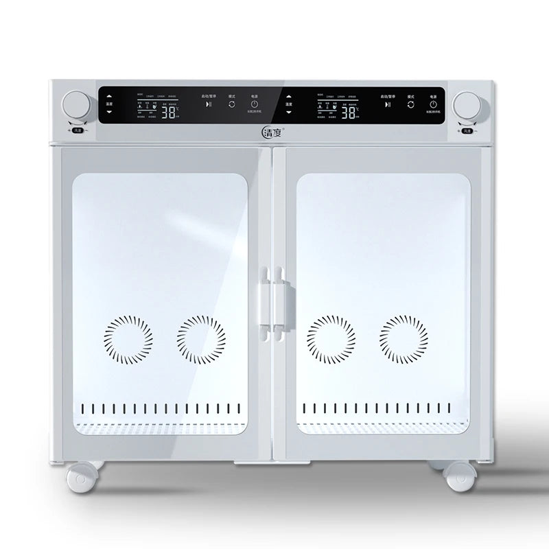 Automatic pet dryer box with four turbines for drying large pets