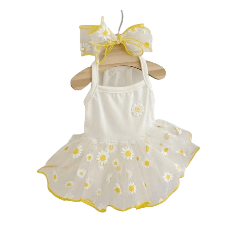 Robe pour chien Strawberry Daisy – Tenue d'été légère pour chien 