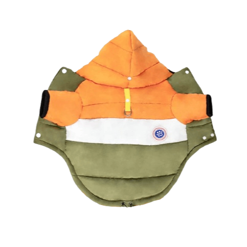 Winter cotton pet jacket for small dogs and cats with warm cozy fit