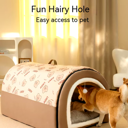 Neuro Cat Big Dog Nest warm winter pet bed in various sizes for cats and dogs