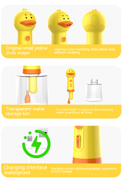 Yellow Duck Electric Foam Machine automatic soap dispenser for easy and fun pet grooming