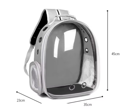 Breathable pet travel backpack carrier for small dogs and cats