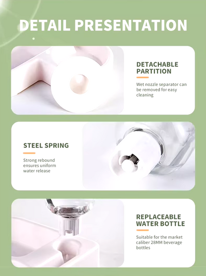 Double dog and cat bowl set for feeding and drinking, durable pet-safe materials, stylish design, easy to clean for small dogs and cats.