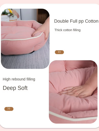 Universal four seasons dog kennel mat for small dogs, featuring soft fabric and sponge filling for year-round comfort and easy maintenance.