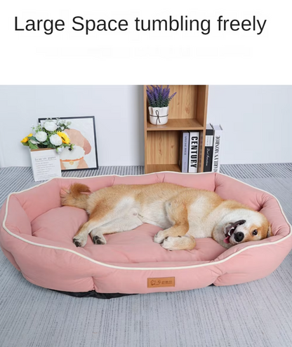 Universal four seasons dog kennel mat for small dogs, featuring soft fabric and sponge filling for year-round comfort and easy maintenance.