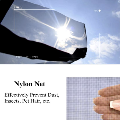 Pet door with magnetic safety lock and anti-bite design for cats and dogs