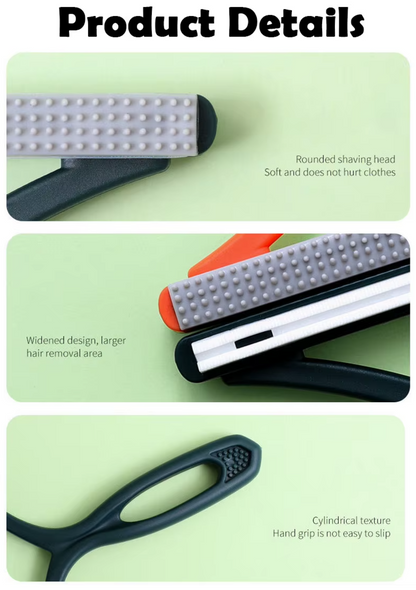 Professional dual-sided pet hair removal brush for furniture and floors