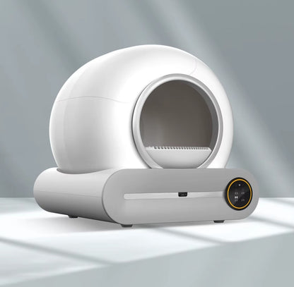 Tonepie 65L automatic self-cleaning cat litter box for multiple cats with app control