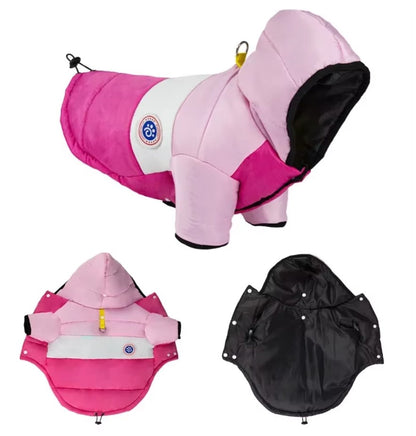 Winter cotton pet jacket for small dogs and cats with warm cozy fit