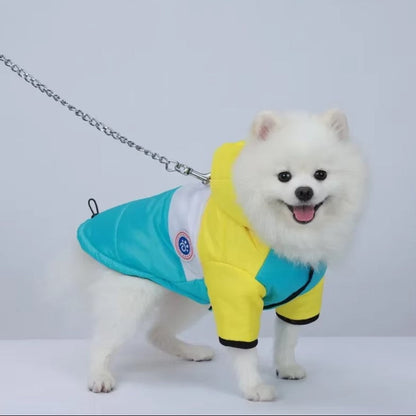 Winter cotton pet jacket for small dogs and cats with warm cozy fit