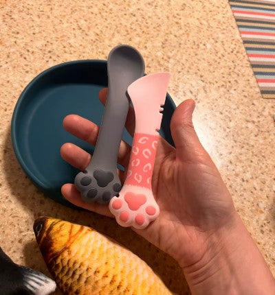 Cat food can spoon with ergonomic handle for easy scooping - Customer review photo