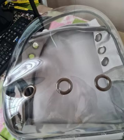 portable cat travel backpack for outdoor adventures - Customer review photo