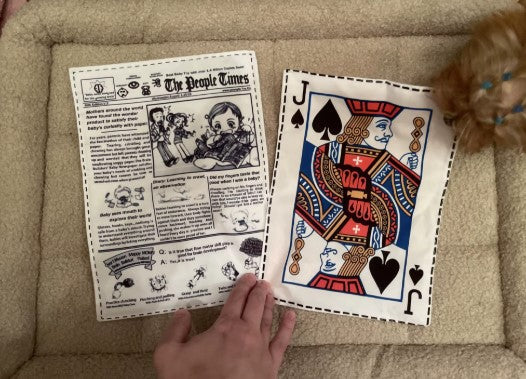 Two dog chew toys and a dog smell with them - Customer review photo