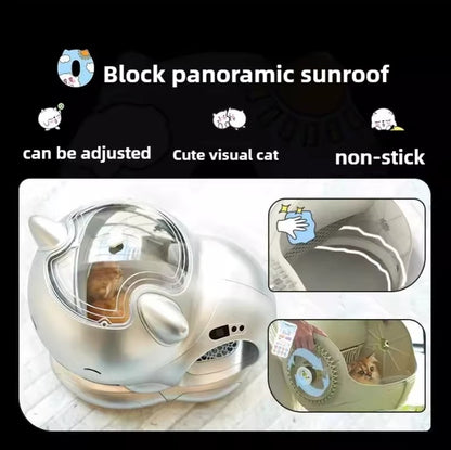 Bac à litière automatique intelligent pour chat de 10 L – Design ouvert, silencieux et sans tracas