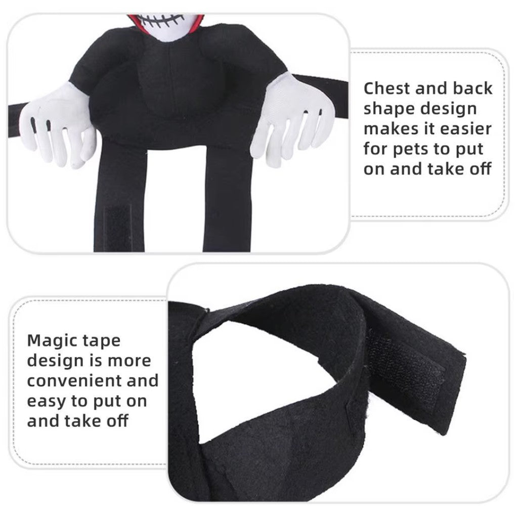 Costume de chien fantôme – Tenue d'Halloween mignonne pour animaux de compagnie