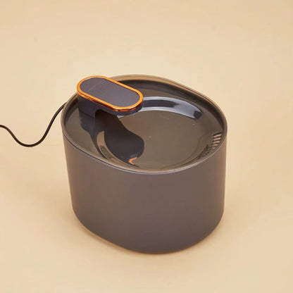 3L automatic cat water fountain with dual outlets and quiet motor for continuous hydration.