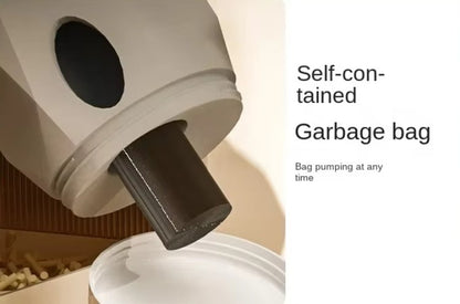 Cat litter scoop with built-in trash can for quick and hygienic waste disposal