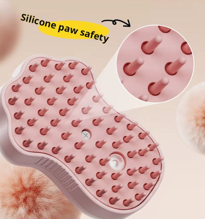 Electric grooming comb with spray and massage function for cats and dogs