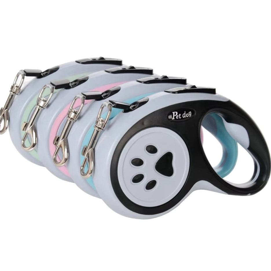 Laisse rétractable automatique pour chien – Corde en nylon anti-emmêlement 