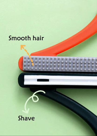Professional dual-sided pet hair removal brush for furniture and floors