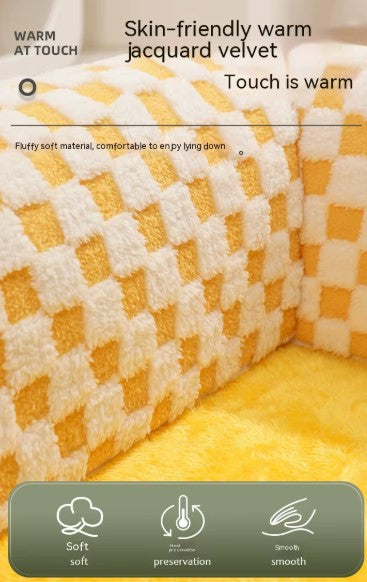 Tunnel cat nest cozy warm bed for winter with removable washable cushion