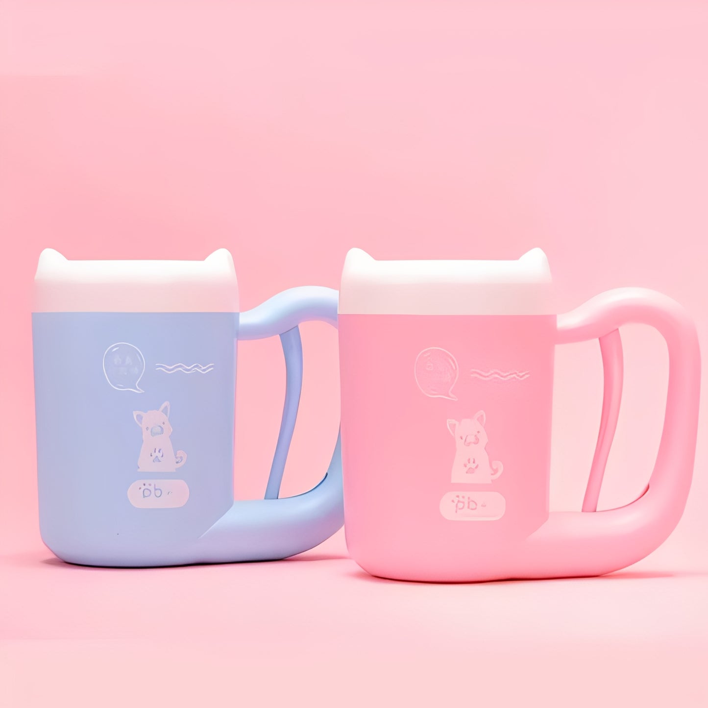 Gobelet de nettoyage portable pour pattes de chien – Élimine rapidement et en douceur la boue des animaux