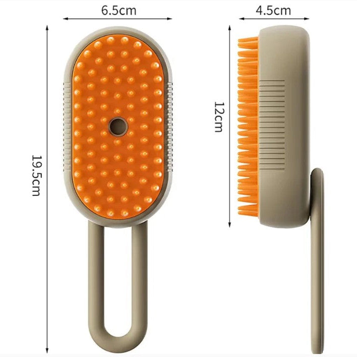 The CloudCoat™ Gentle Pet Steam Brush