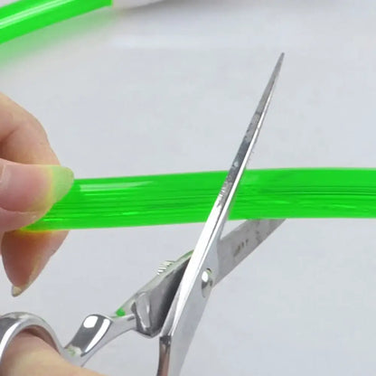 Rechargeable LED dog collar glowing in the dark, designed for safe and visible nighttime walks.