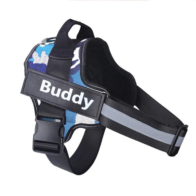 The Pet Paradise | Reflective No-Pull Dog Harness - Customizable Pet Vest for Small & Large Dogs, Breathable Outdoor Training Accessory