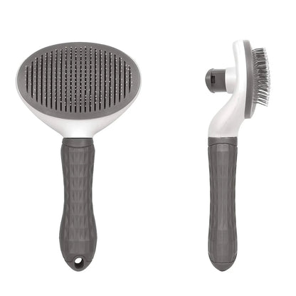 Stainless steel pet grooming brush needle comb for cats and dogs