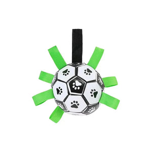 Jouet de football pour chien – Jouet d'extérieur durable et très extensible pour chiens actifs