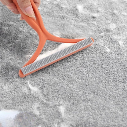 Professional dual-sided pet hair removal brush for furniture and floors
