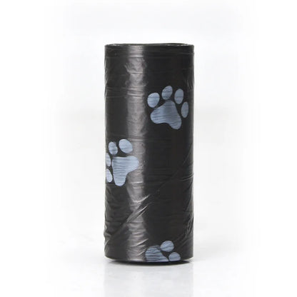 Chic faux leather dog poop bag holder dispenser for stylish walks