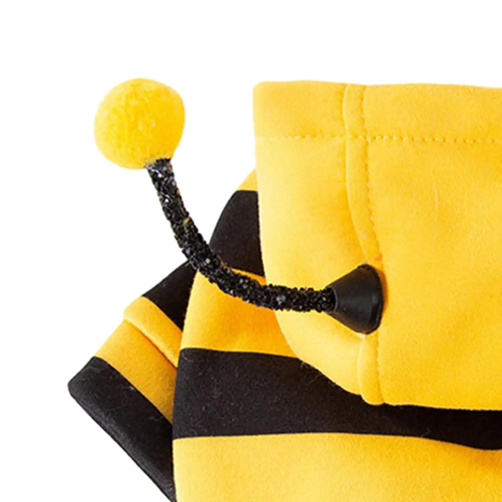 Dog Bee Costume - Soft hoodie for pets, perfect for Halloween and Christmas celebrations.