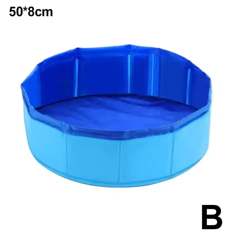 Pet Clean the Birdbath - Foldable Water Basin Toy for Dogs.