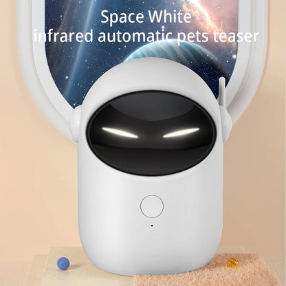 Rechargeable automatic laser toy for interactive cat play