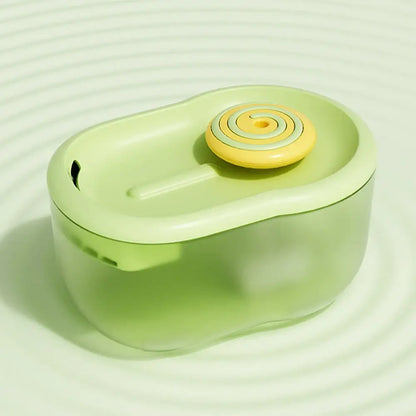 Smart electric cat water dispenser with quiet filtration and high-capacity tank for clean and fresh hydration.