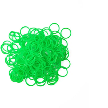 Colorful pet grooming rubber bands for stylish hair bows and hairpins, perfect accessory for dogs